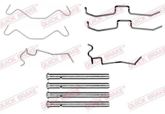 Quick Brake ZubehöRsatz, Scheibenbremsbelag 109-1650 FüR Daihatsu-image
