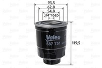 Kraftstofffilter Valeo 587751 Anschraubfilter FüR Auris Corolla Avensis Verso