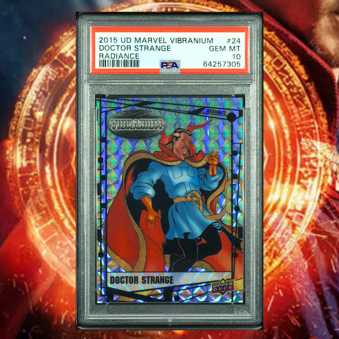 PSA 10 Doctor Strange Radiance 2015 Marvel Vibranium /50 #24