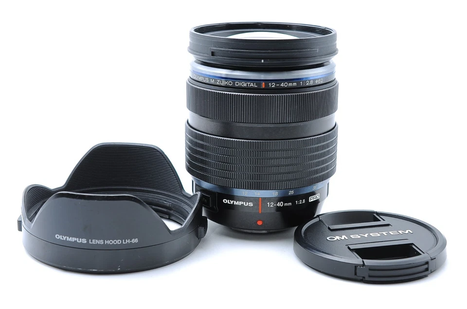 Near Mint Olympus M.ZUIKO DIGITAL ED 12-40mm f/2.8 PRO Lens w/ Hood From Japan - Image 2 of 4