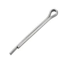Split Cotter Pin 1/8 inch x 1 3/8 inch Carbon Steel 2-Prongs Silver 50Pcs