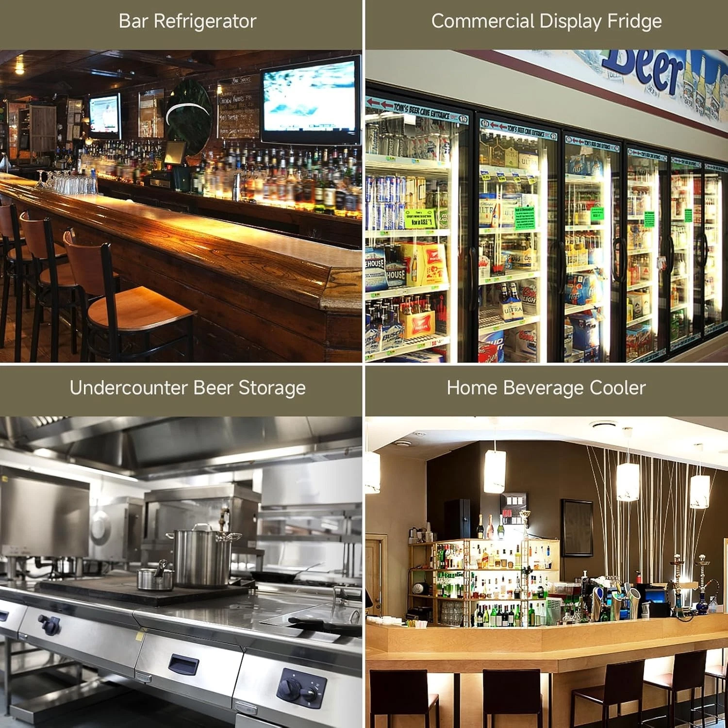 Euro Grand 198L Under Bench Beer Back Bar Fridge Mini Freezer Refrigerator - Picture 16 of 16