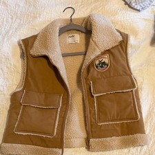 Elodie Brown Sherpa-Lined Vest