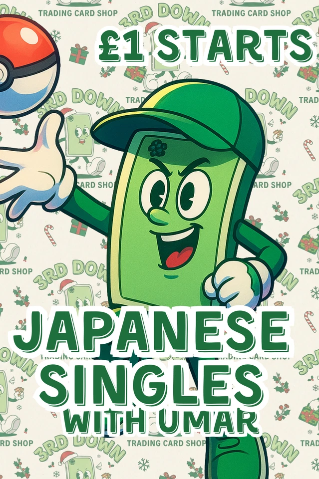 £1 Starts - Japanese Pokemon Singles with Umar