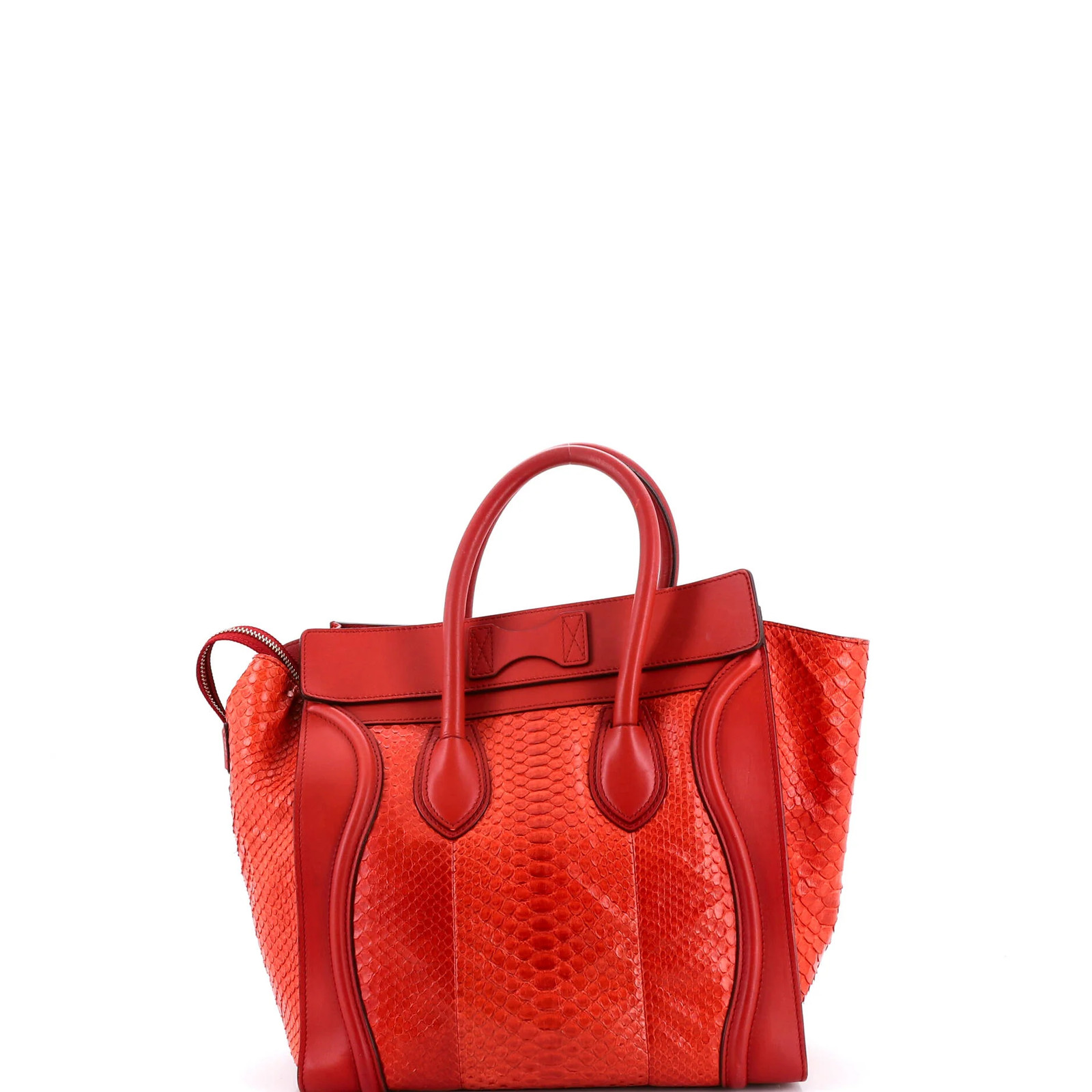 Celine Luggage Bag Python and Leather Mini - image 3