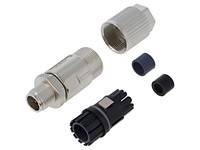 MSXS-08BMMD-SL8001 Steckverbinder: M12 2A 30V Stecker MäNnlich Pin: 8 IP67,IP68