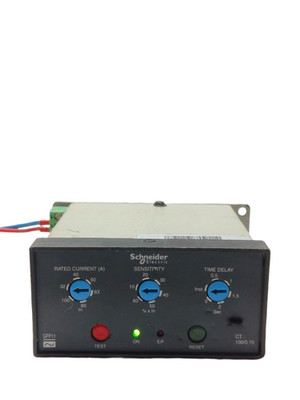 SCHNEIDER ELECTRIC GFP11 GROUND FAULT PROTECTION RELAY MODULE 40-100A