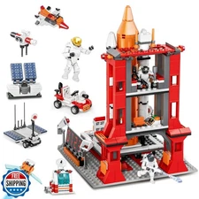 Space Shuttle Rocket Building Kit, 888PCS STEM Toy Block Set for 