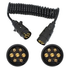 Câble Rallonge Remorque 7 Broches 3M – Mâle/Mâle Camion Caravane Attelage