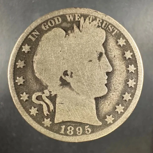 1895 Barber Half Dollar Silver