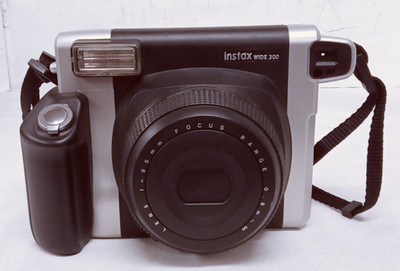 Fujifilm Instax Wide 300 Instant Film Camera Black Silver