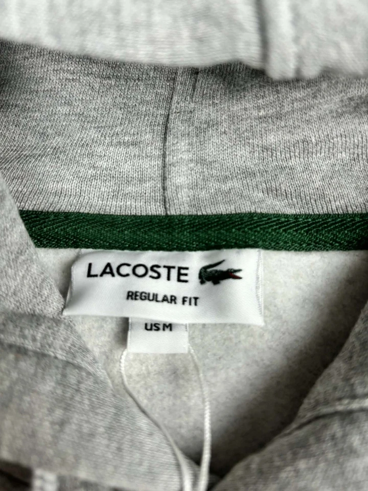 sweat à capuche Lacoste gris taille M - Photo 4/4
