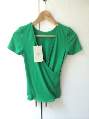 Sezane Dorothy Top T-shirt Vert XS - Neuf avec étiquette NWT - Photo 1/4