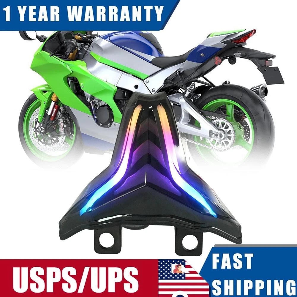 Motorcycle Rear & Brake Light Assemblies for Kawasaki Ninja ZX6