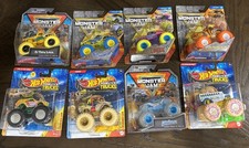 Hot Wheels Monster Truck 1:64 Lot Of 8 New Sealed Packages