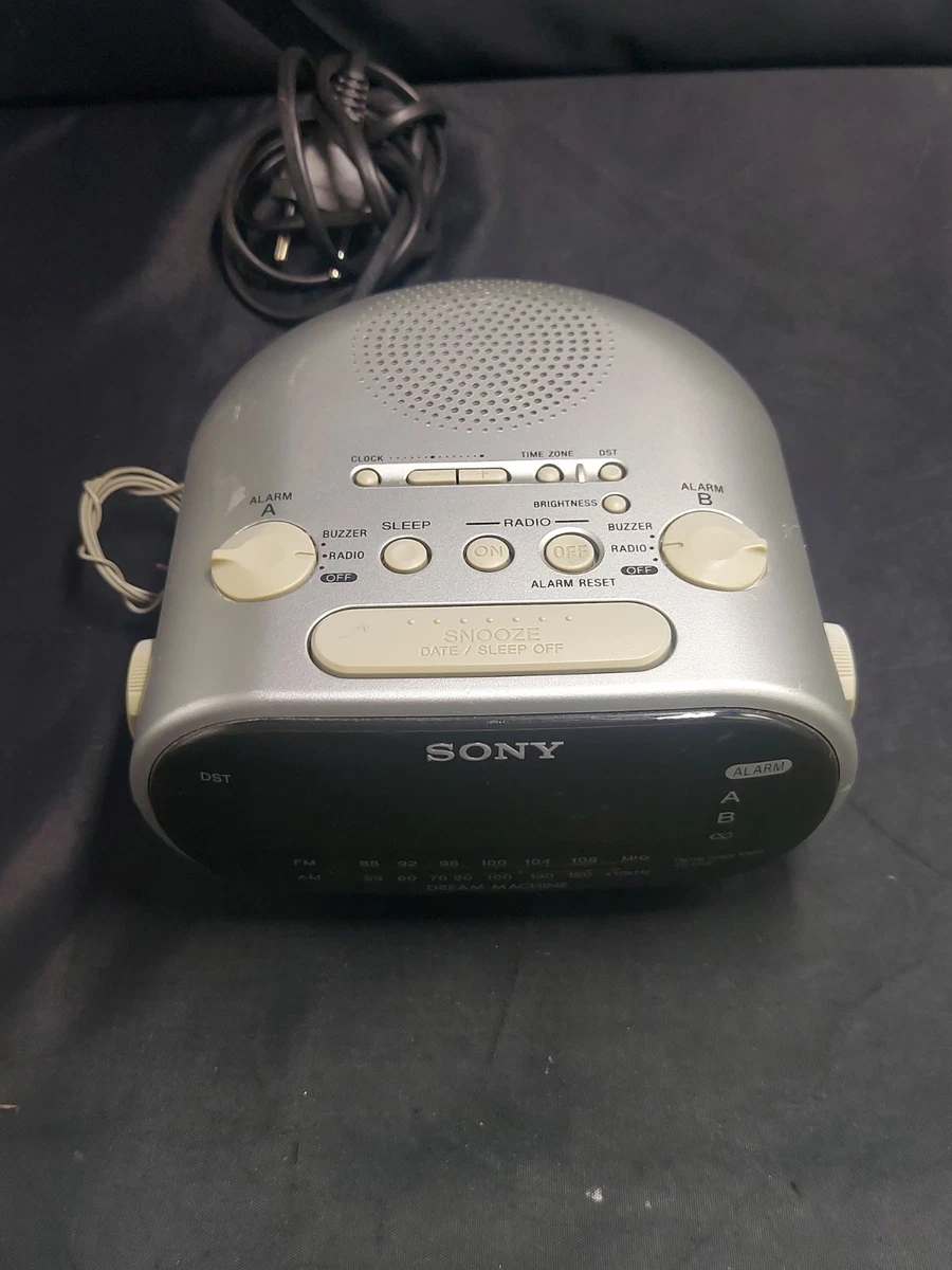 Radio despertador en funcionamiento Sony ICF-C318