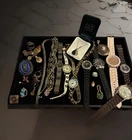 Assorted Vintage Costume Jewelry and Watch Lot