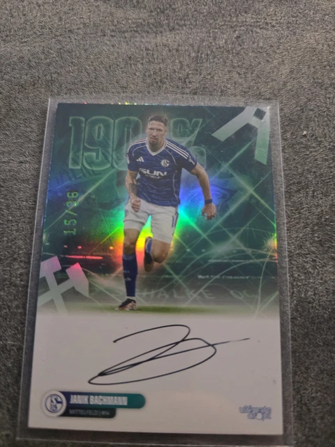 Schalke Ultimate Dropz Signature /36 Janik Bachmann Top!