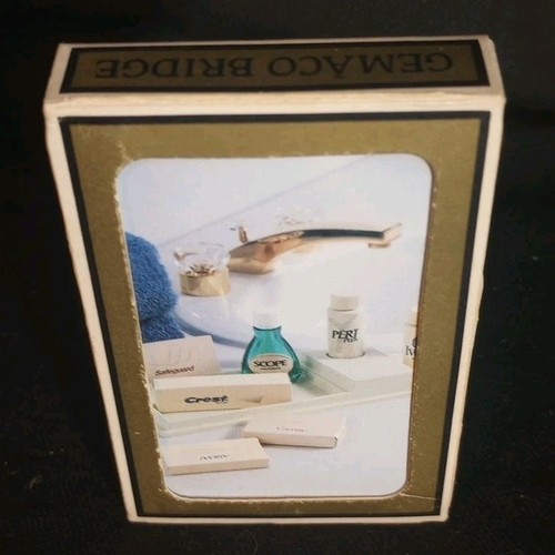 Vtg P&G Hotel Products Playing Cards Deck-Ivory Crest Scope Pert Camay Safeguard