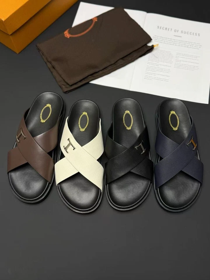 Современные женские толстая подошва пара крест тапочки роскошь повседневная обувь - Изображение 3 из 4