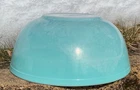 Vintage Pyrex Mixing Bowl Turquoise Robin Egg Blue #404 4QT, Large Bowl **DWD**