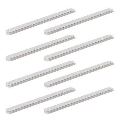 8 Pcs Drawer Slide Strip Soft Close Slides Drill-free Cabinet Rails