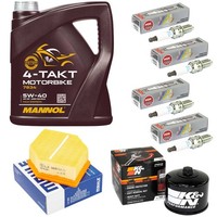 Set Wartung FüR BMW K 1300 R S GT K 2009-15 ÖL 4L Luftfilter ÖLfilter ZüNdkerzen