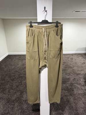 Rick Owens DRKSHDW Beige Brown Classic Cargo Drawstring Pant