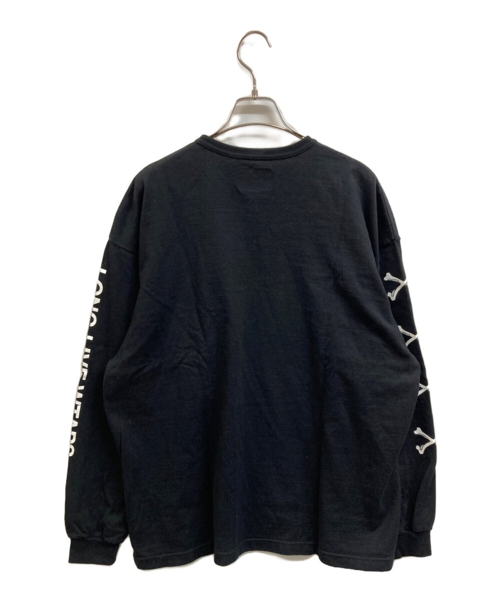 WTAPS LXLXW LS TEE COTTON Size: 02 Black Men 222ATDT-CSM12 WTAPS LXLXW LS TEE COTTON Size: 02 Black Men 222ATDT-CSM12