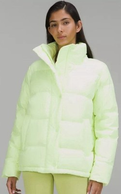 Lululemon Wunder Puffjacke UK Größe 14 US Größe 10 verwaschener Zap