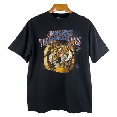 VTG Jimmy Page Black Crows Live Tour  Shirt  XL Tultex Tag