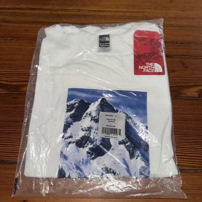 NEW FW17 Supreme The North Face Mountain Tee T-Shirt TNF MTN White