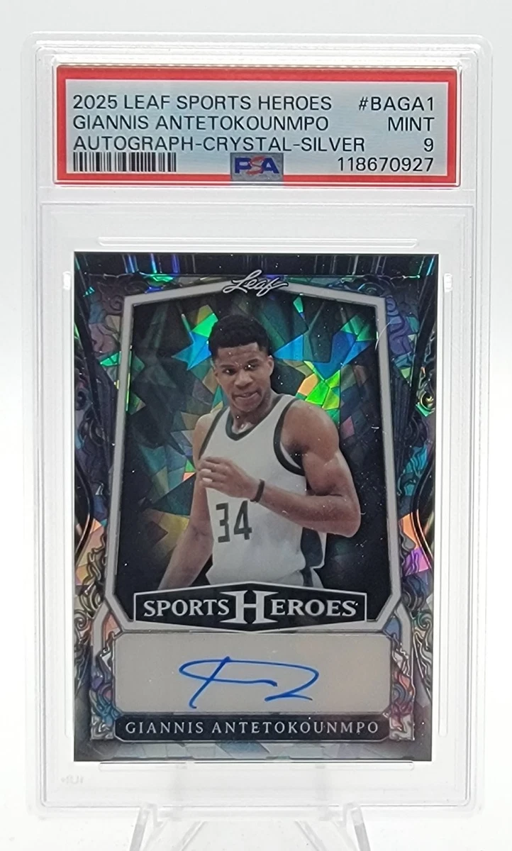 Giannis Antetokounmpo Serial Numbered Basketball Sports Trading