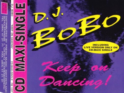 DJ Bobo - Keep On Dancing (Maxi CD) !!!