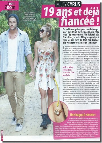 Ausschnitt Pressespiegel 2012 - Miley Cyrus - (1 Seiten)