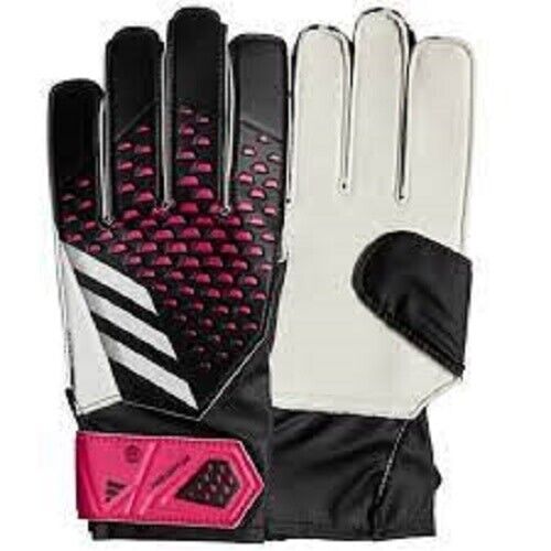 Adidas Predator GL Training Goalie Gloves JR SIZES (BLACK/WHITE/PINK)