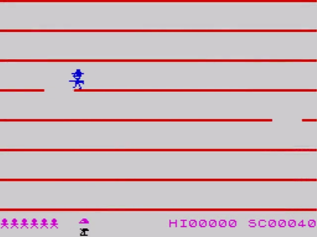 Sinclair ZX Spectrum 16/48K Game - JUMPING JACK - Imagine - Tested