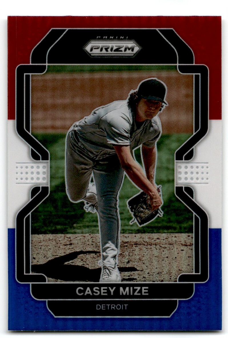 2022 Panini Prizm Red White Blue Casey Mize Detroit Tigers #80 | eBay