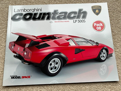 Packung 8 Magazin Deagostini Lamborghini Countach Walter Wolf Modell LP500S