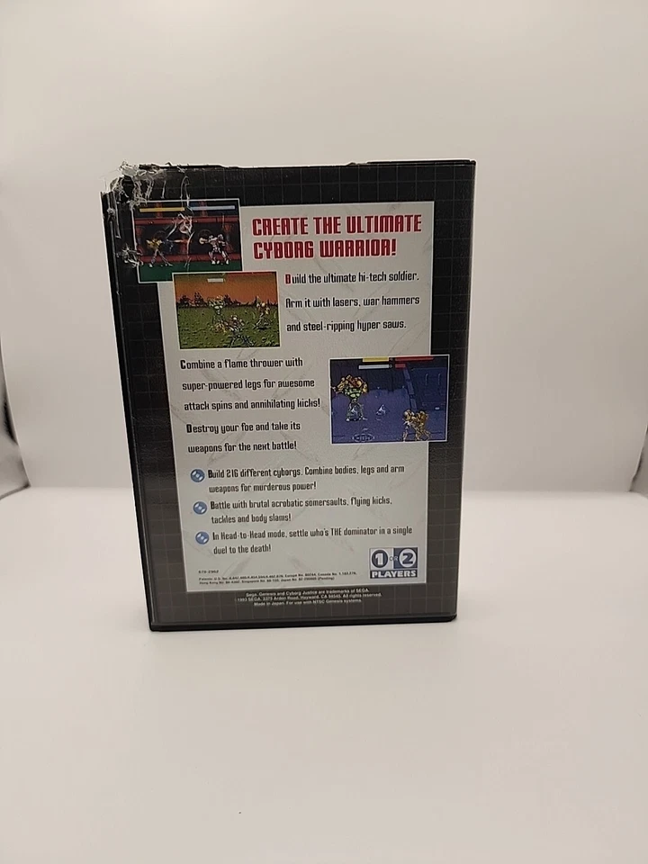 Cyborg Justice - Sega Genesis - Complete In Box CIB Tested! - Image 3 of 4