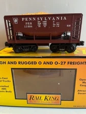 RAIL KING by MTH - 30-7522 - O/O27 - Pennsylvania ORE CAR w/ ORE LOAD - NEW!