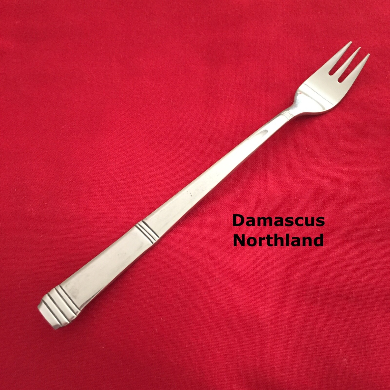 Northland Damascus 6.25-inch Stainless Steel Cocktail Seafood Fork