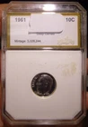 1961 PROOF ROOSEVELT DIME PCI Holder