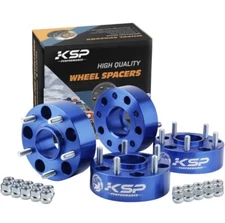 KSP Performance High Quality Wheel Spacers 1.5” Blue 4 Pack