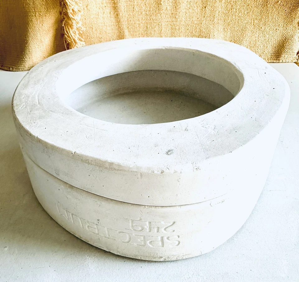 Molde de cerámica vintage Spectrum 249 maceta circular poco profunda Foto 2 de 3
