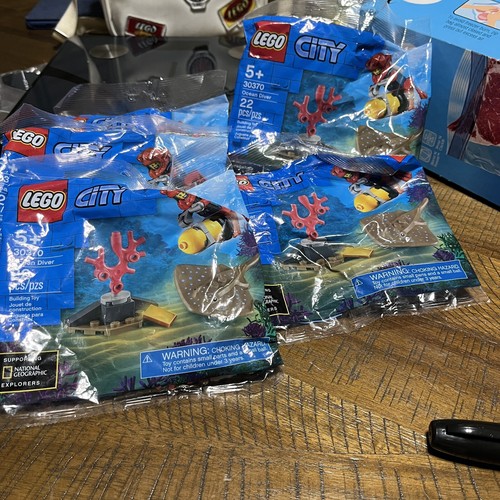 LEGO 30370 Ocean Diver Polybags Lot Of 5 New Sealed Retired