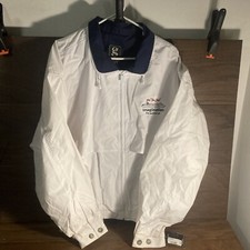 VTG Imagination Cruise Ship Full-Zip Jacket Men's XXL Gear White Embroidered NWT