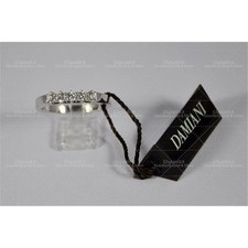 ANELLO DAMIANI VERETTA CT.040 COLORE H PURO IF ORO GR.4.16