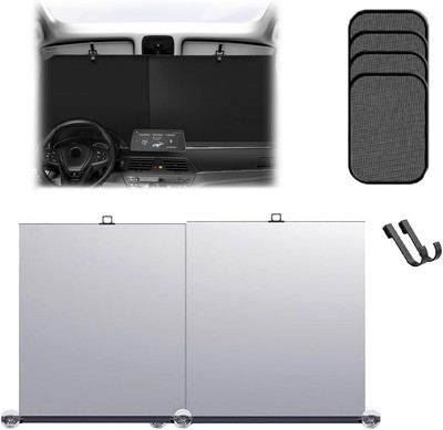 Automatic Retractable Car Sunshade for Windshield Sun Shade Anti-Glare Visors