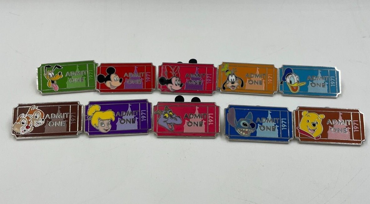 2012 Disney World 50th Anniversary 1971 Admit One Ticket Trading